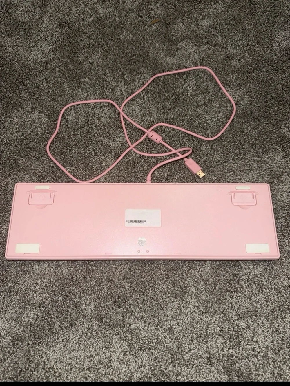 AJAZZ Pink Retro Round Key Mechanical Keyboard